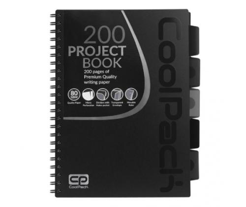 Spiral note book A4 Coolpack Black