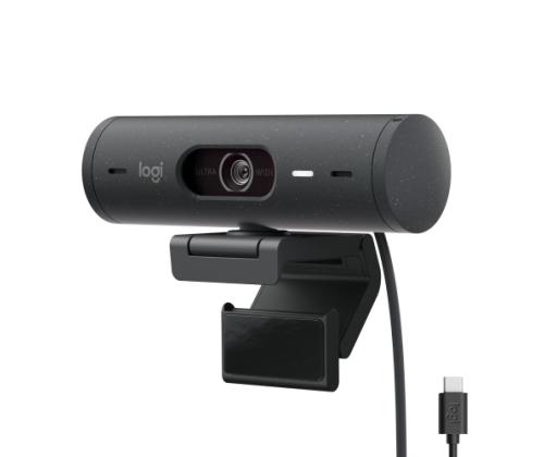 Logitech Brio 505 Webcam, 4 MP, FHD 1920x1080, USB-C, Graphite