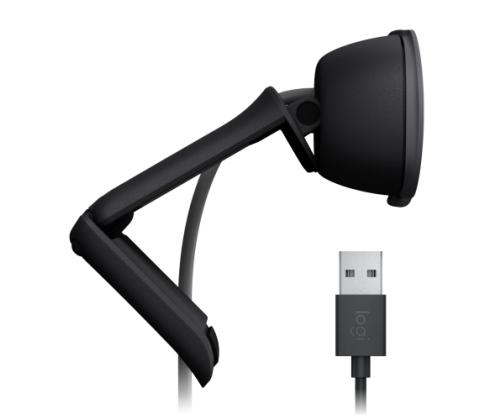 Logitech Brio 105 Business Webcam, 2 MP, FHD 1080p, USB-A, Black