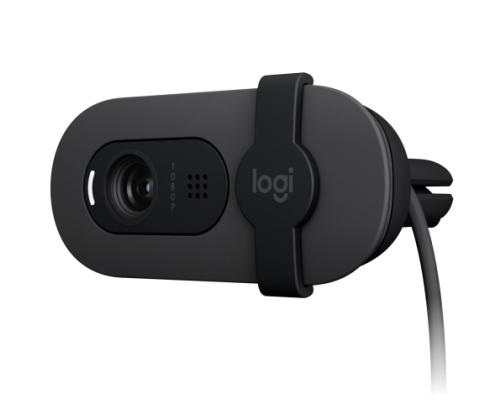 Logitech Brio 105 Business Webcam, 2 MP, FHD 1080p, USB-A, Black