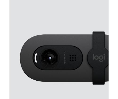 Logitech Brio 105 Business Webcam, 2 MP, FHD 1080p, USB-A, Black