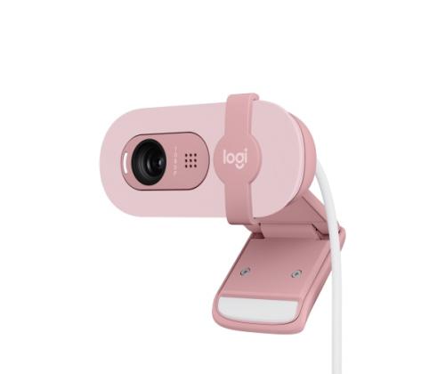 Logitech Brio 100 Full HD Webcam, 2 MP, FHD 1080p, 58°, USB, Rose