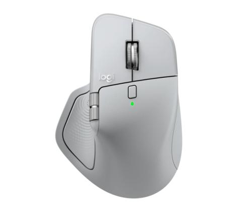 Logitech MX Master 4 Wireless Mouse RF Wireless + Bluetooth, 8000 DPI, Pale Grey