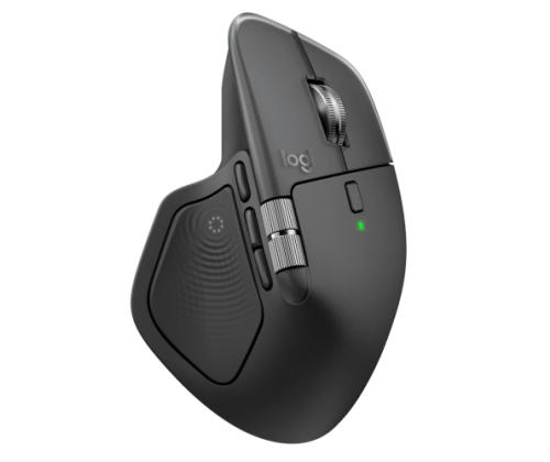 Logitech MX Master 4 Wireless Mouse RF Wireless + Bluetooth, 8000 DPI, Graphite