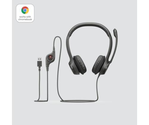 LOGITECH H390 Headset USB black