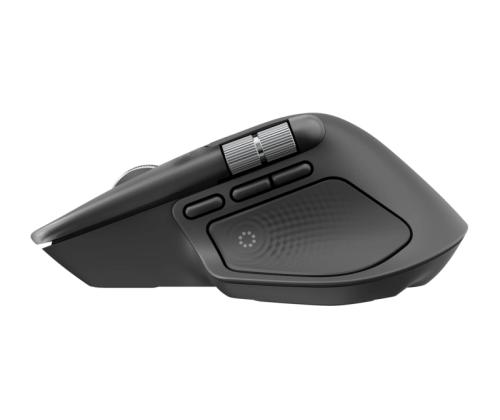 Logitech MX Master 4 Wireless Mouse RF Wireless + Bluetooth, 8000 DPI, Graphite