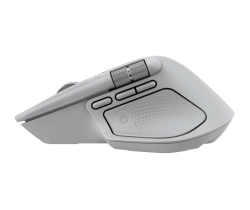 Logitech MX Master 4 Wireless Mouse RF Wireless + Bluetooth, 8000 DPI, Pale Grey