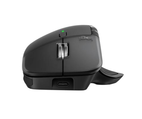 Logitech MX Master 4 Wireless Mouse RF Wireless + Bluetooth, 8000 DPI, Graphite