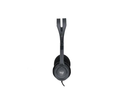 Logitech H111 Stereo Wired Headset, 3.5mm jack, Black