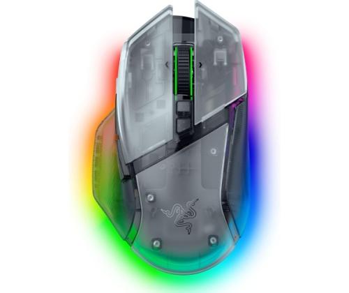 Razer Basilisk V3 Pro 35K Wireless Gaming Mouse RF Wireless+Bluetooth+USB-A 35000 DPI, Phantom White