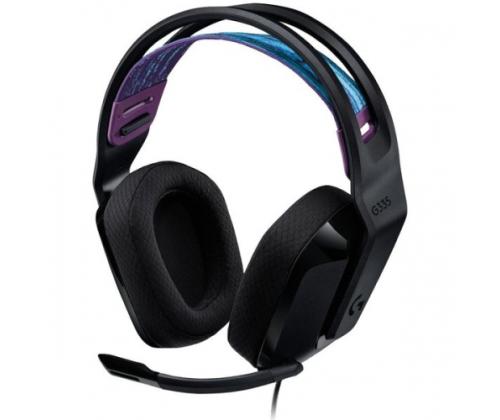 Logitech G335 Wired Gaming Headset, 3.5 mm jack, Black