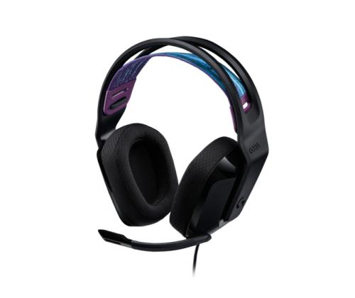 Logitech G335 Wired Gaming Headset, 3.5 mm jack, Black