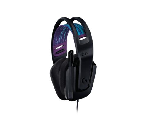 Logitech G335 Wired Gaming Headset, 3.5 mm jack, Black