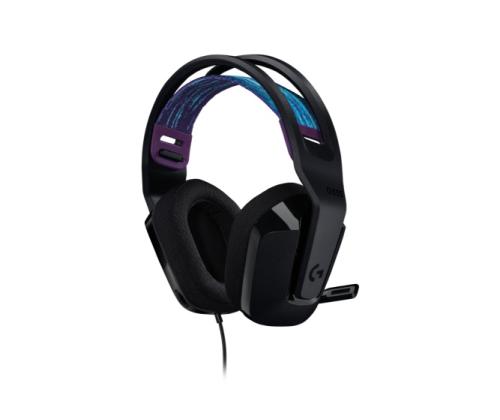 Logitech G335 Wired Gaming Headset, 3.5 mm jack, Black