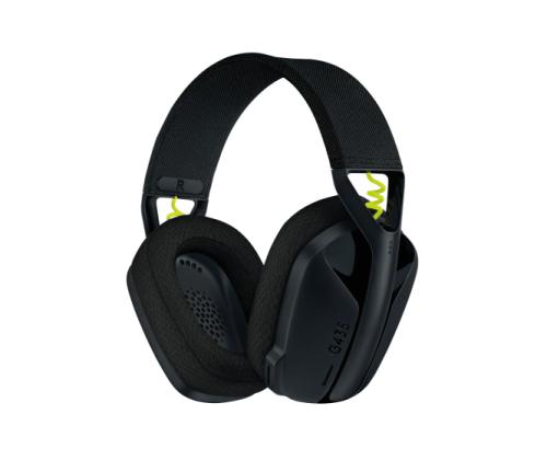 Logitech G435 LIGHTSPEED Wireless Gaming Headset, Black and Neon Yellow