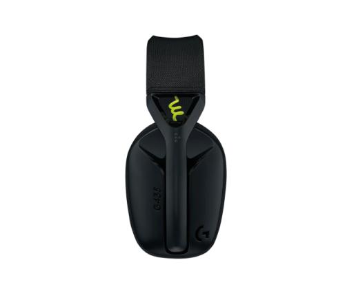 Logitech G435 LIGHTSPEED Wireless Gaming Headset, Black and Neon Yellow