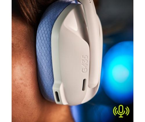 Logitech G435 LIGHTSPEED Wireless Gaming Headset, Bluetooth, Off White and Lilac