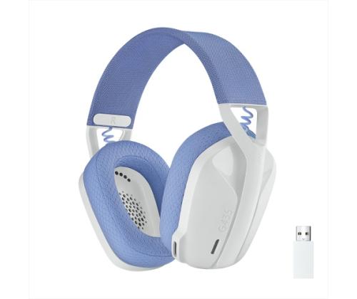 Logitech G435 LIGHTSPEED Wireless Gaming Headset, Bluetooth, Off White and Lilac