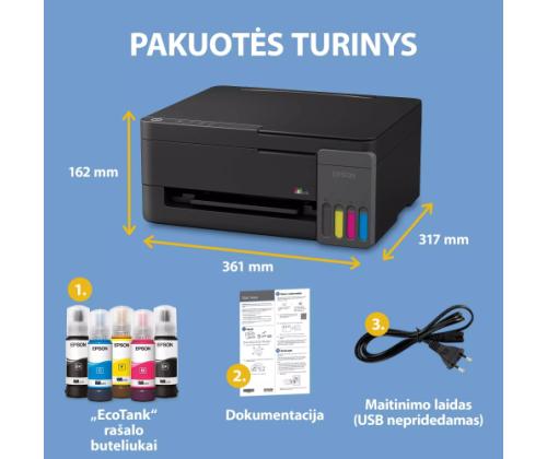 Epson EcoTank L3351 Printer inkjet Colour MFP A4 33 ppm USB Wi-Fi