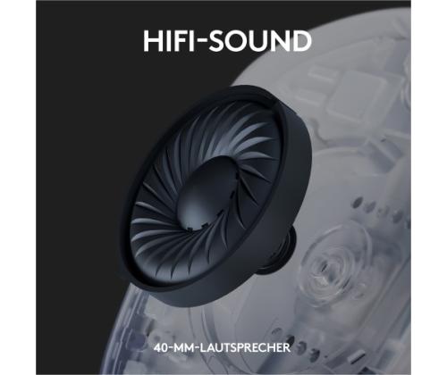 Logitech G435 LIGHTSPEED Wireless Gaming Headset, Bluetooth, Off White and Lilac