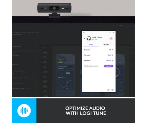 Logitech Zone Vibe 100 Wireless Headphones, Bluetooth, Graphite (SPEC)