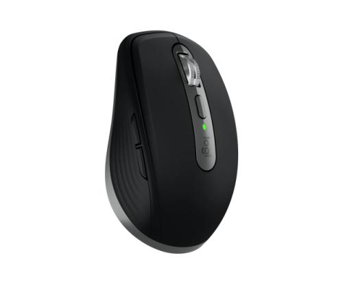 Logitech MX Anywhere 3S for Mac Wireless Mouse, RF Wireless + Bluetooth, 8000 DPI, Space Gray