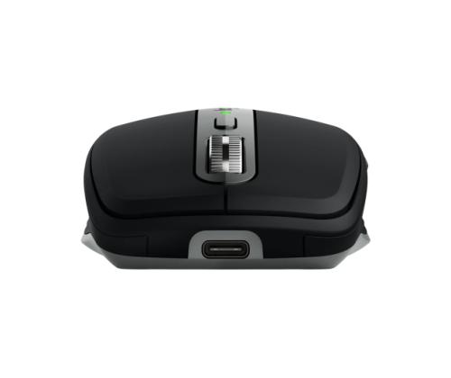 Logitech MX Anywhere 3S for Mac Wireless Mouse, RF Wireless + Bluetooth, 8000 DPI, Space Gray