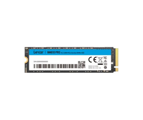 Lexar NM610PRO 1TB SSD M.2 2280 PCIe Gen3x4 NVMe High speed, up to 3300MB/s read