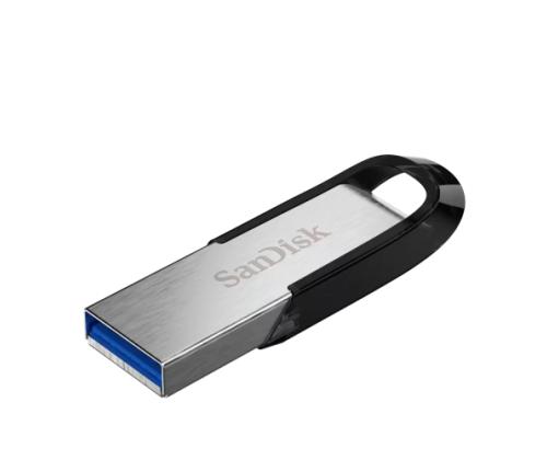 SanDisk Ultra Flair USB Flash Drive 256GB, USB-A 3.0, Black/Silver