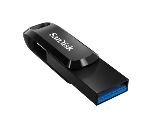 SanDisk Ultra Dual Drive Go USB Flash Drive 128GB, USB-C/USB-A 3.2 Gen 1, Black
