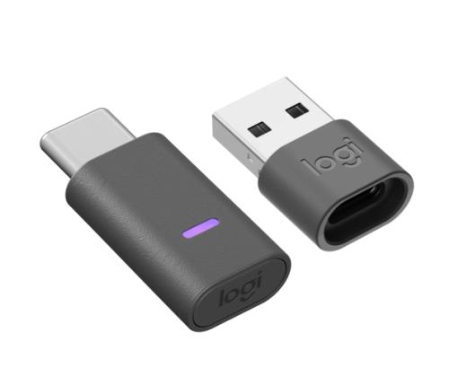 Logitech Zone Wireless 2 ES for Business UC Wireless Headset, Bluetooth, USB-C rec., Graphite
