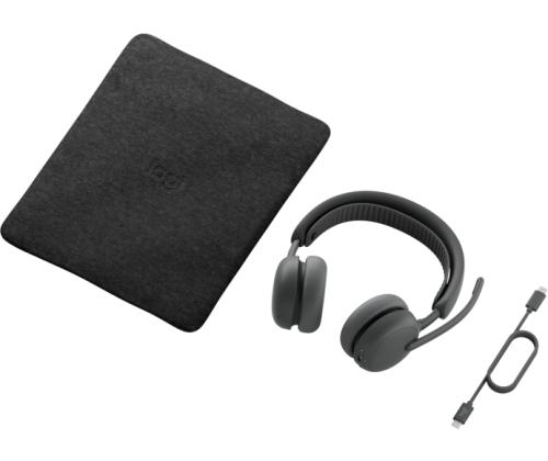 Logitech Zone Wireless 2 ES for Business MS Teams Wireless Headset, Bluetooth, Graphite
