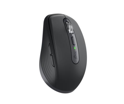 Logitech MX Anywhere 3S Mouse - RF Wireless + Bluetooth, Laser, 8000 DPI, Graphite