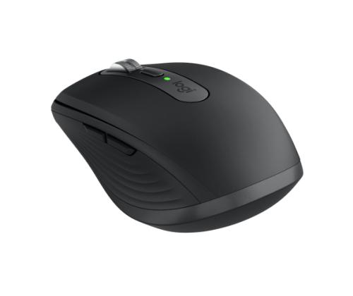 Logitech MX Anywhere 3S Mouse - RF Wireless + Bluetooth, Laser, 8000 DPI, Graphite