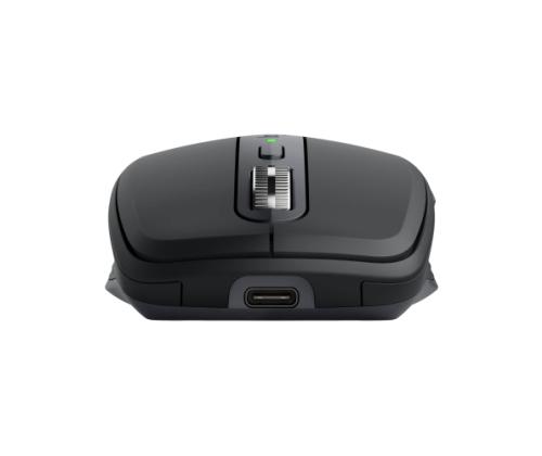 Logitech MX Anywhere 3S Mouse - RF Wireless + Bluetooth, Laser, 8000 DPI, Graphite