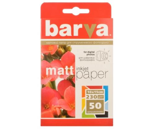 Fotopaber 10x15cm BARVA Mate 230 g/m2 50 lehte