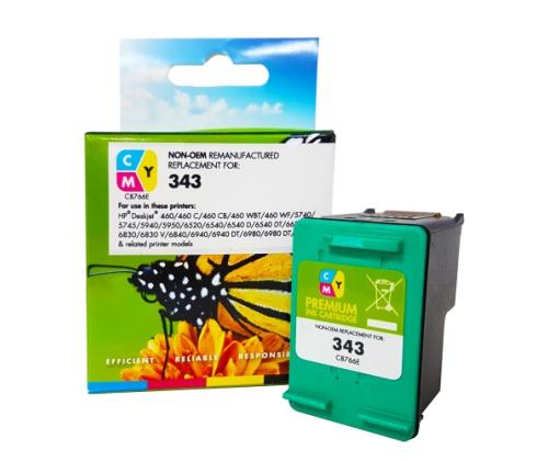 Static Control Compatible Hewlett-Packard 343 (C8766EE) Tricolor, 260 p.