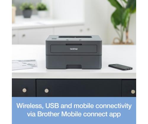 Brother HL-L2445DW Printer Laser B/W A4 32 ppm USB Wi-Fi Ethernet LAN