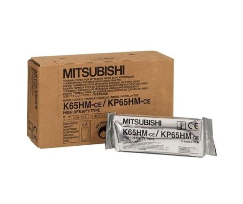 Mitsubishi Electric K65HM-CE / KP65HM-CE 110 mm x 20m Thermorolle High Density Thermal Printer Paper