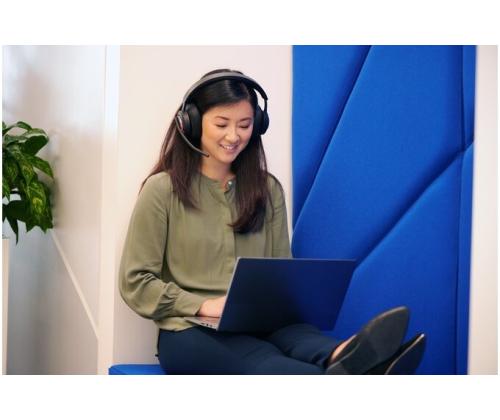 Kensington H3000 Wireless Headset, Bluetooth, Black