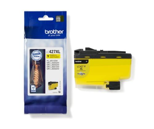 Brother LC-427XLY (LC427XLY) Ink Cartridge, Yellow