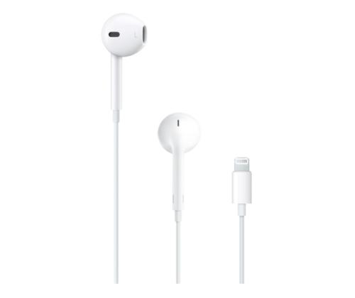 Apple EarPods Wired Headphones In-Ear, Lightning Connector, White
