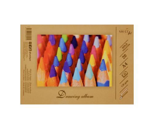 Drawing book SMLT, A4, 120 g, glued (30) 0708-209