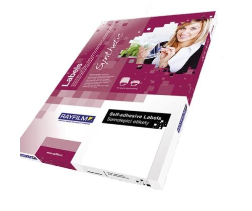 Rayfilm LASER Synthetic PET film Self-Adhesive Labels Glossy clear A4 50 sheets