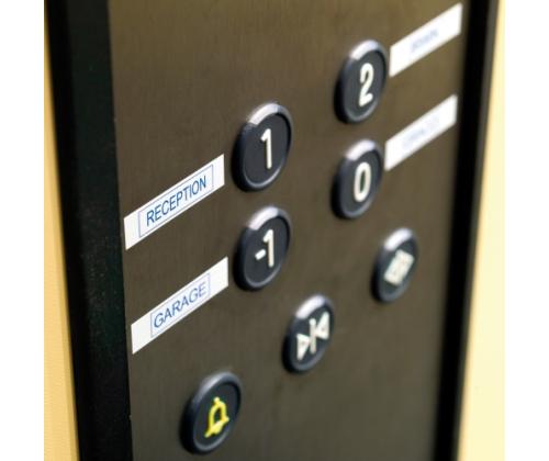 Dymo 16957 (S0718040) D1 Flexible Nylon Tape 12mm x 3.5m, Black on White