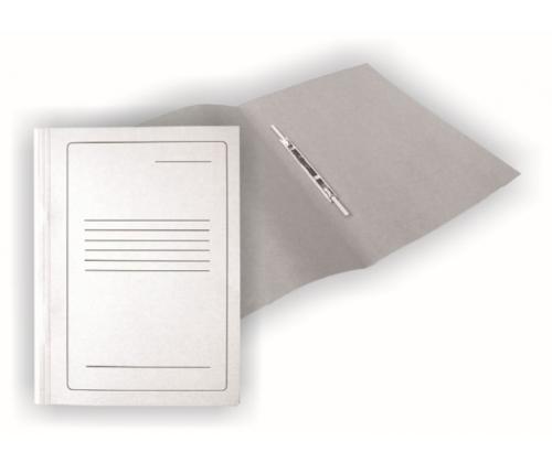 Cardboard binder SMLT, A4, 300g, white with print, cardboard