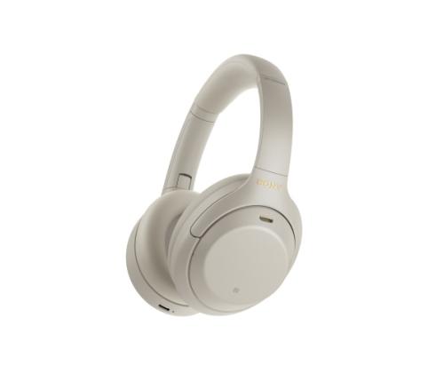 Sony WH-1000XM4 Wired &amp; Wireless Headphones, Bluetooth, 3.5mm jack, Silver