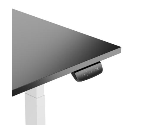 Adjustable Height Table Up Up Thor White, Table top M Black