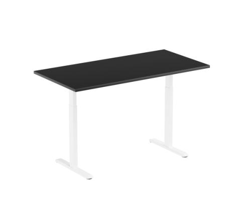Adjustable Height Table Up Up Bjorn White, Table top M Black