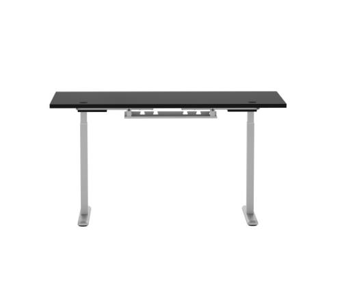 Adjustable Height Table Up Up Bjorn Gray, Table top M Black